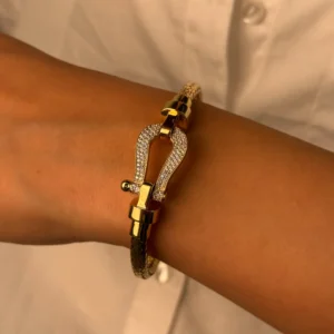 دستبند طلا طرح جسیکا