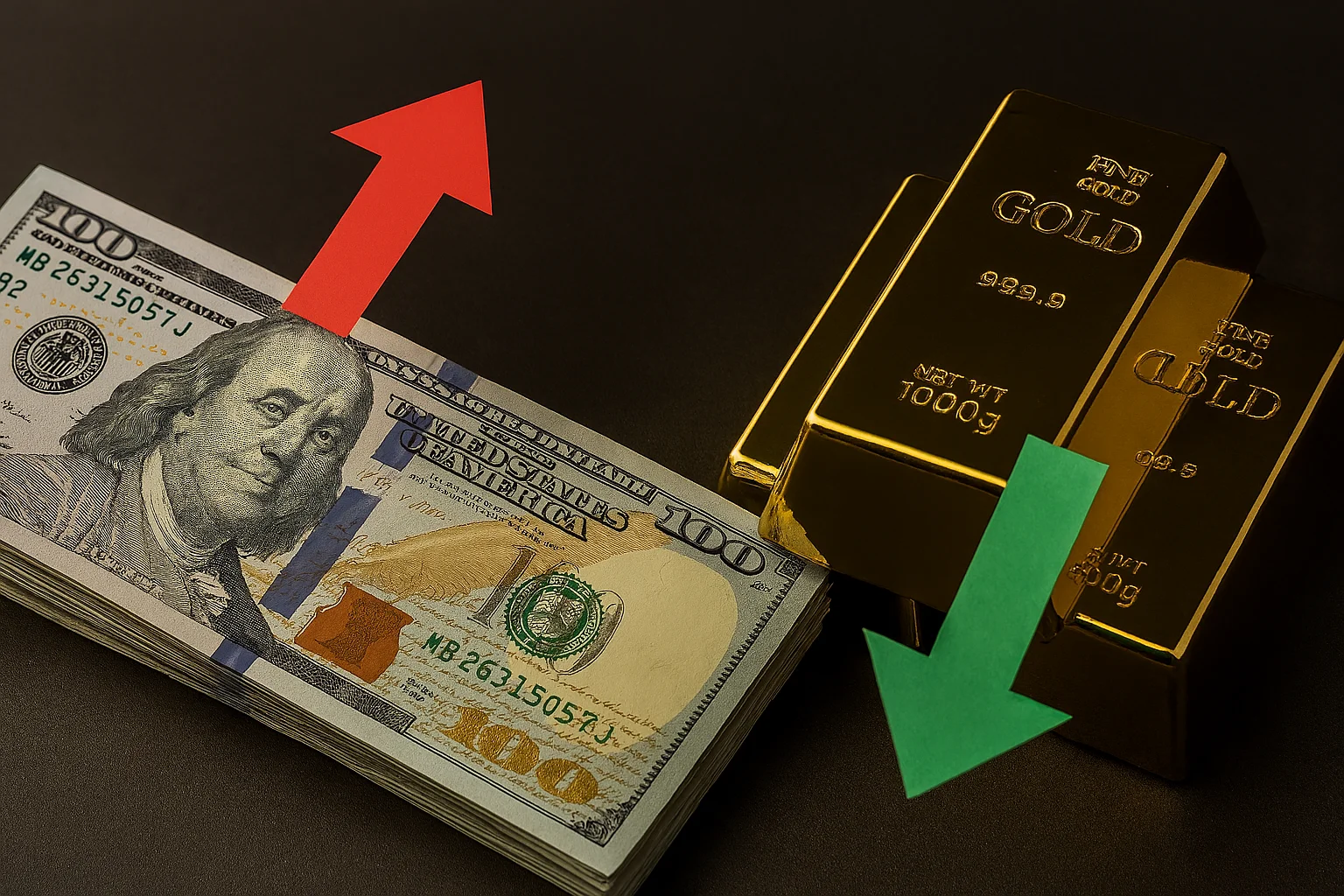 آیا قیمت طلا به دلار بستگی دارد