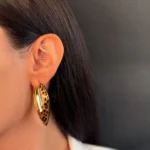 گوشواره الکتروفرم پلنگی