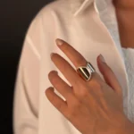 انگشتر آینه ای پائون در